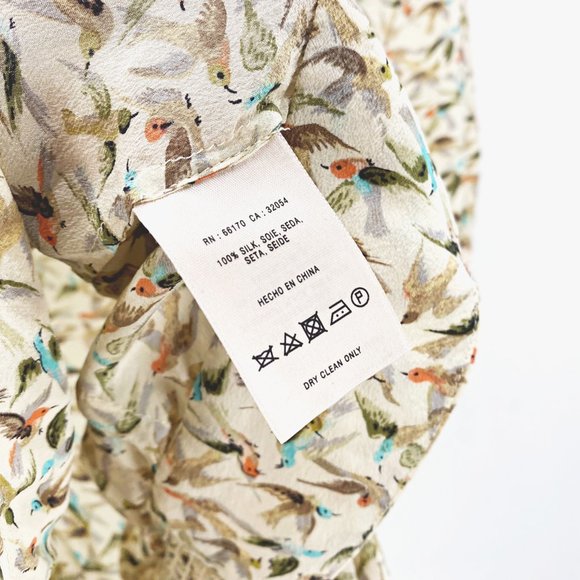 Leifnotes Side-Tied Sparrows Blouse - Picture 7 of 13